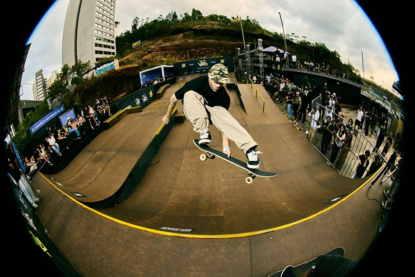 Skatista Gabriel “De Rua” Loureiro em ação no BB LAB   Crédito: Matheus Macedo (oohmatheux_)