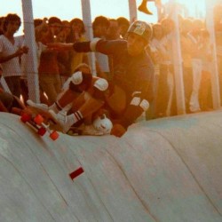 Primeira prova de Banks Slalon, em Abril de 1979. Na foto Paulo Sefton