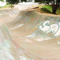 Pista de skate do Parque Marinha do Brasil em Porto Alegre